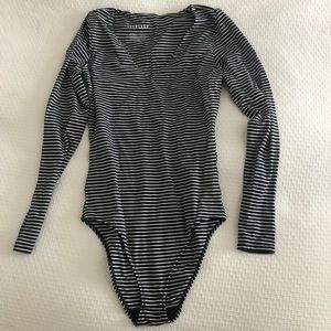 Everlane Striped Bodysuit